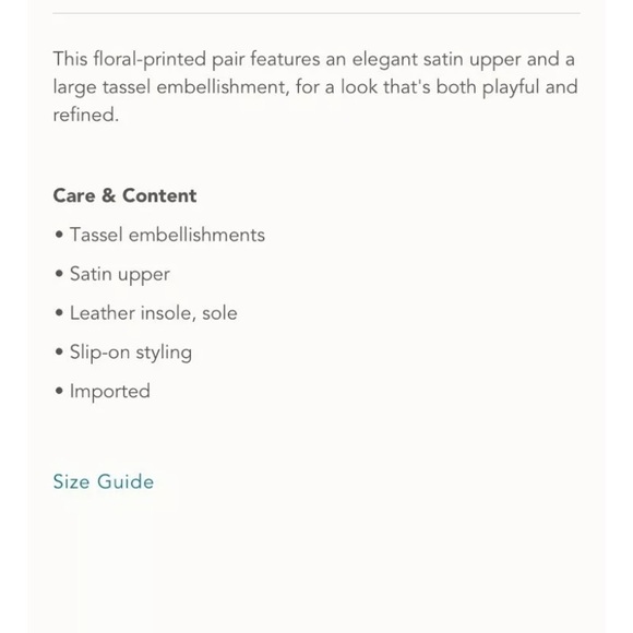 Anthropologie new shoes LAB tasseled slides 38/7,5 - Picture 4 of 6